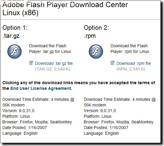 أLinux Flash Player 9ʽ